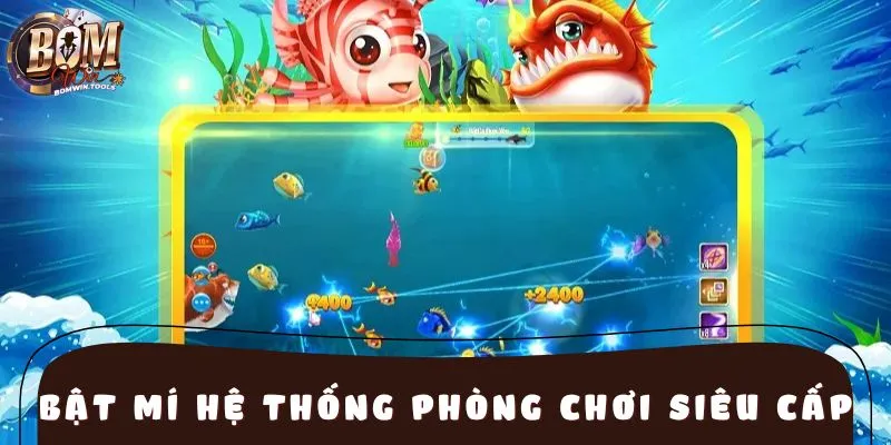 Chinh phục các phòng game hấp dẫn trong Fishing War
