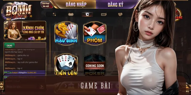 Game bài là một trong những điểm dừng chân quen thuộc