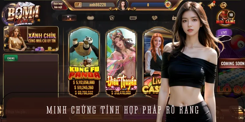 Cổng game luôn vận hành minh bạch với giấy phép rõ ràng